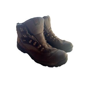 Timberland Mens Chocorua Mid Waterproof Hiker Trail Gore-Tex Men's 12 BrownGreen